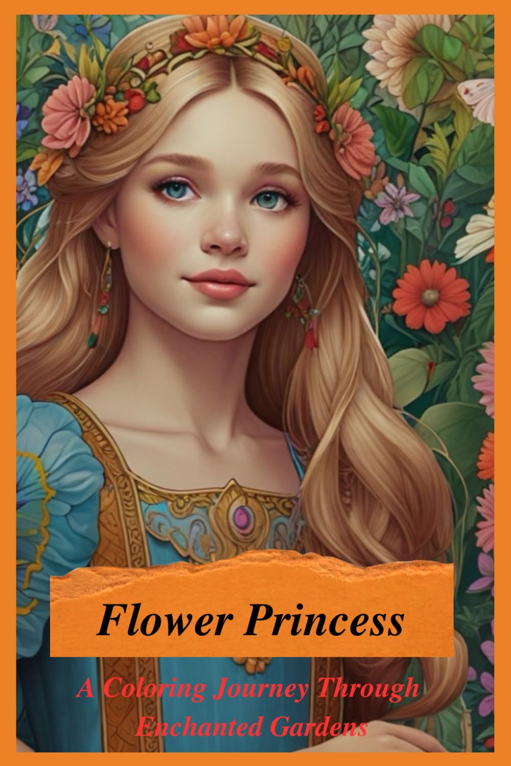 

Flower Princess: A Coloring Journey Through Enchanted Garden 44 Pages (Independently published)