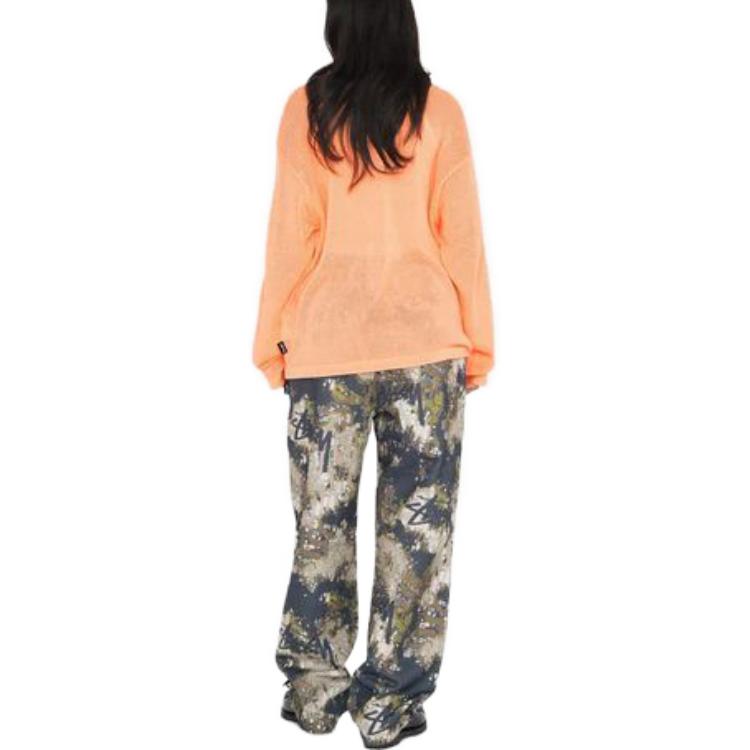 Спортивные брюки Stussy Veil Camo Beach Pant 'Terranea', оливкого-зеленый — фото 4