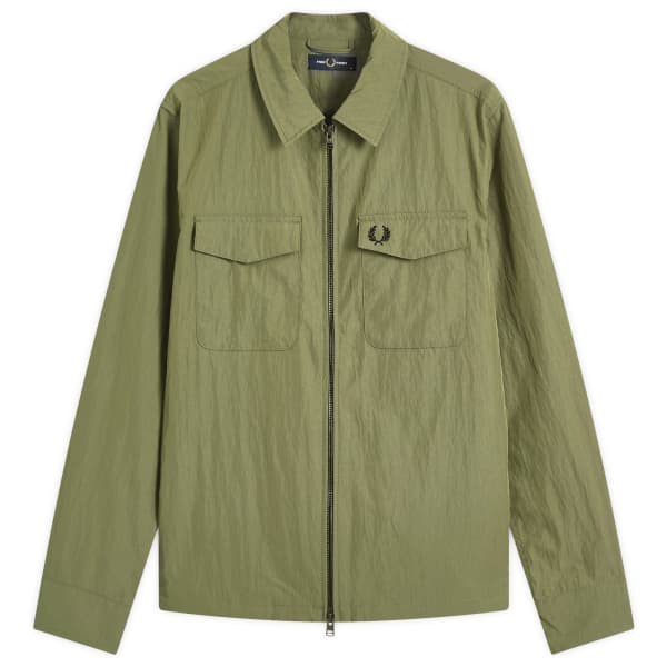

Рубашка на молнии Fred Perry, зеленый