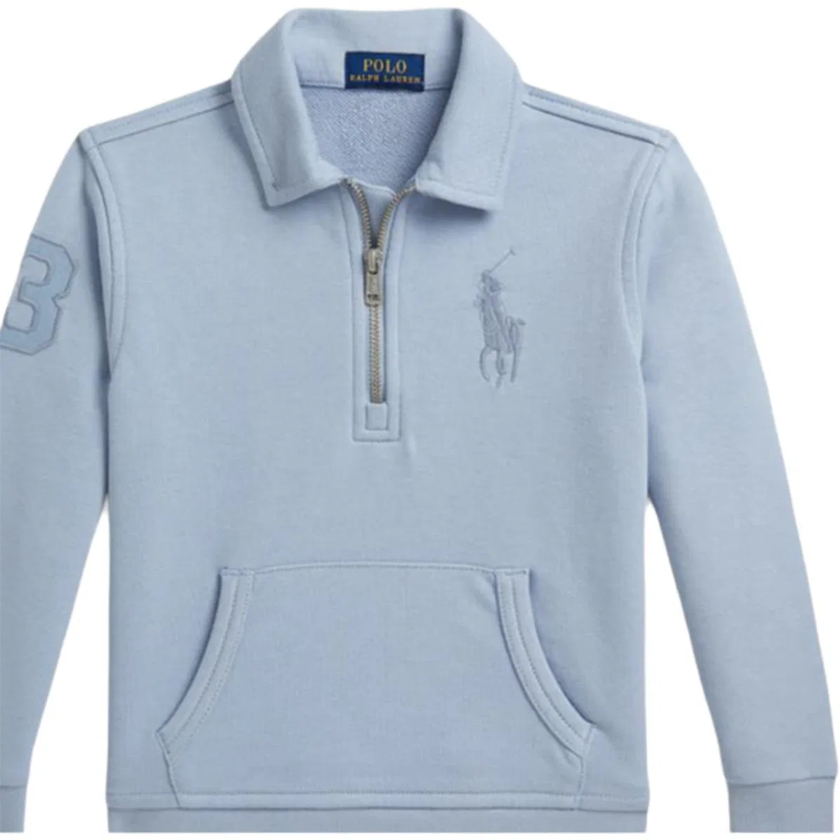 Свитшот детский Big Pony Ralph Lauren синий — фото 4