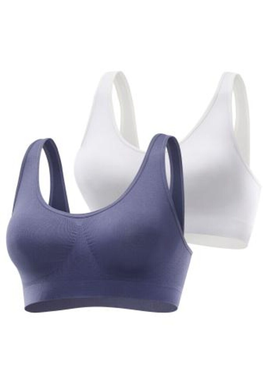 

Бюстгальтер PETITE FLEUR Bralette Bra, цвет marine blue/white