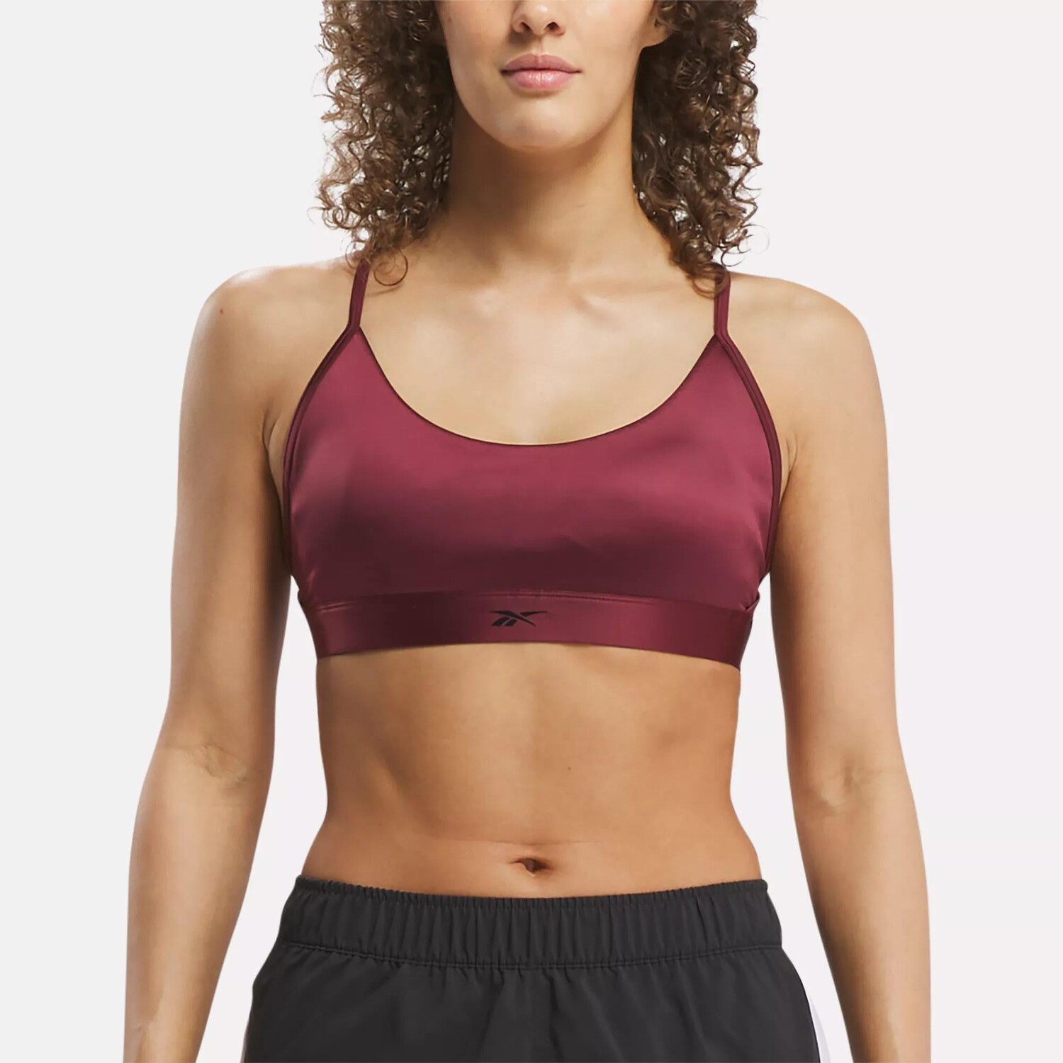 

Бюстгальтер с бретелями Lux Shine Reebok, цвет Classic Maroon
