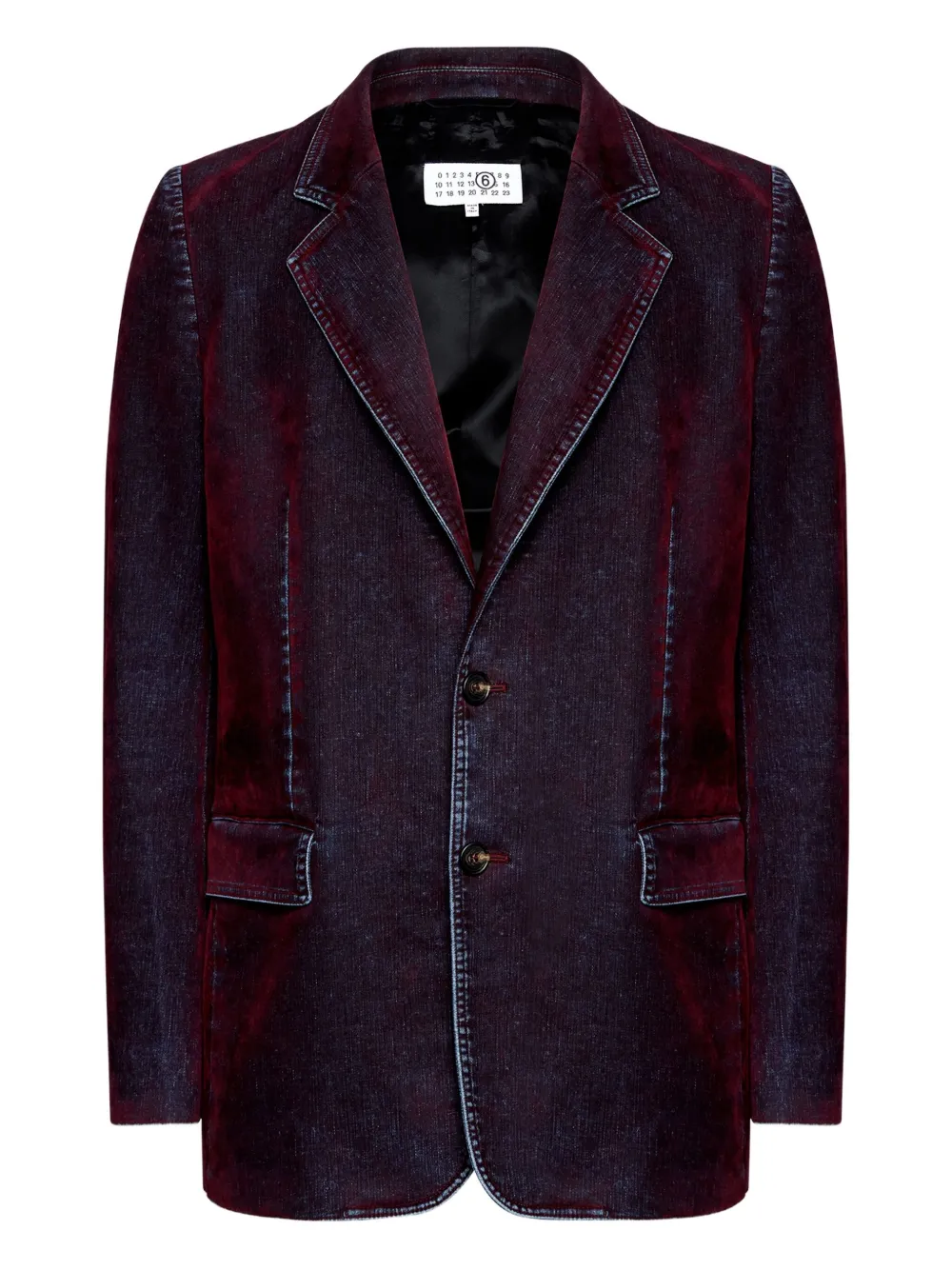 

Джинсовый пиджак MM6 Maison Margiela, фиолетовый