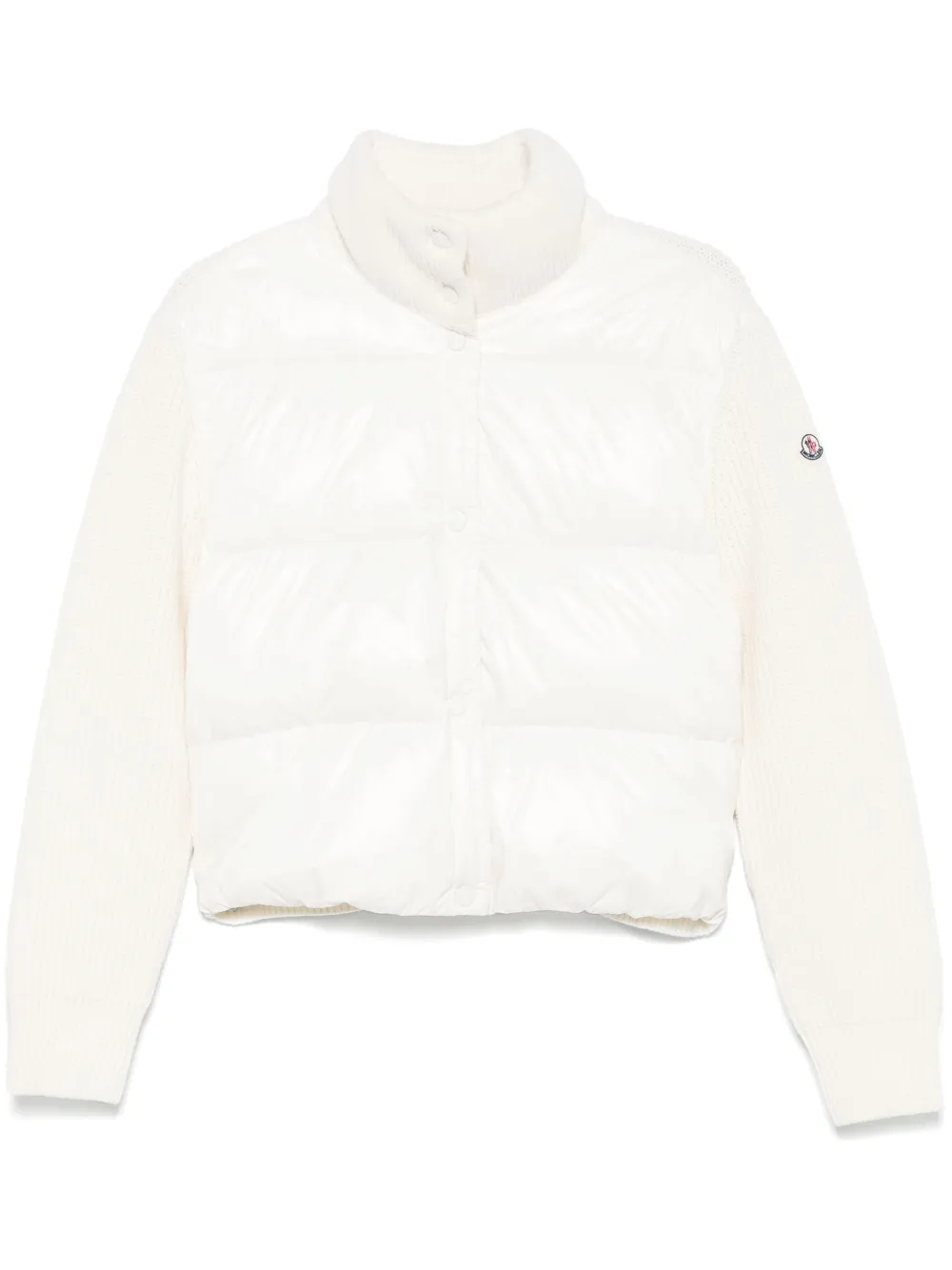 

Куртка с трикотажными вставками MONCLER, белый