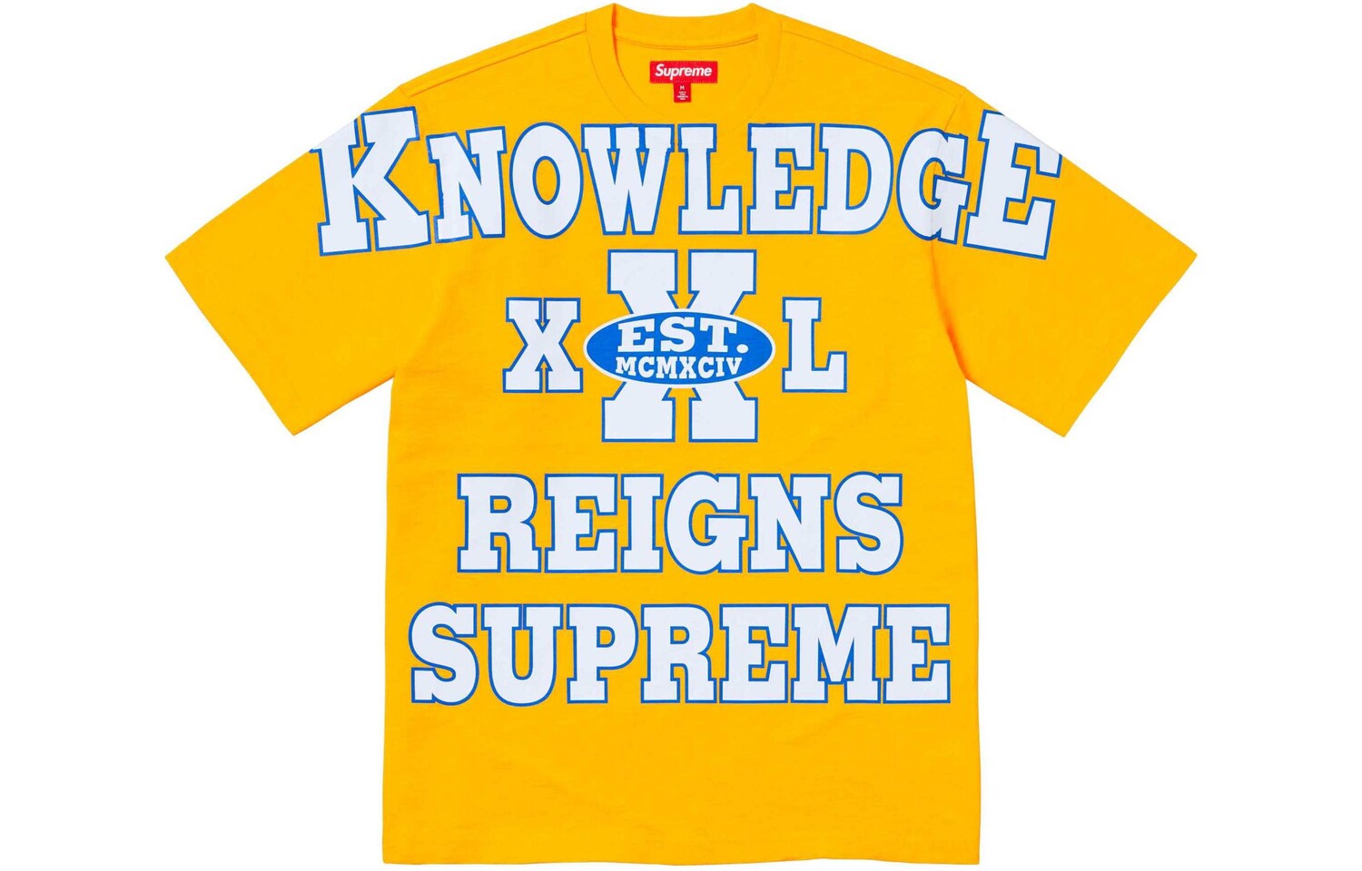 

Футболка Supreme Overprint Knowledge, черный