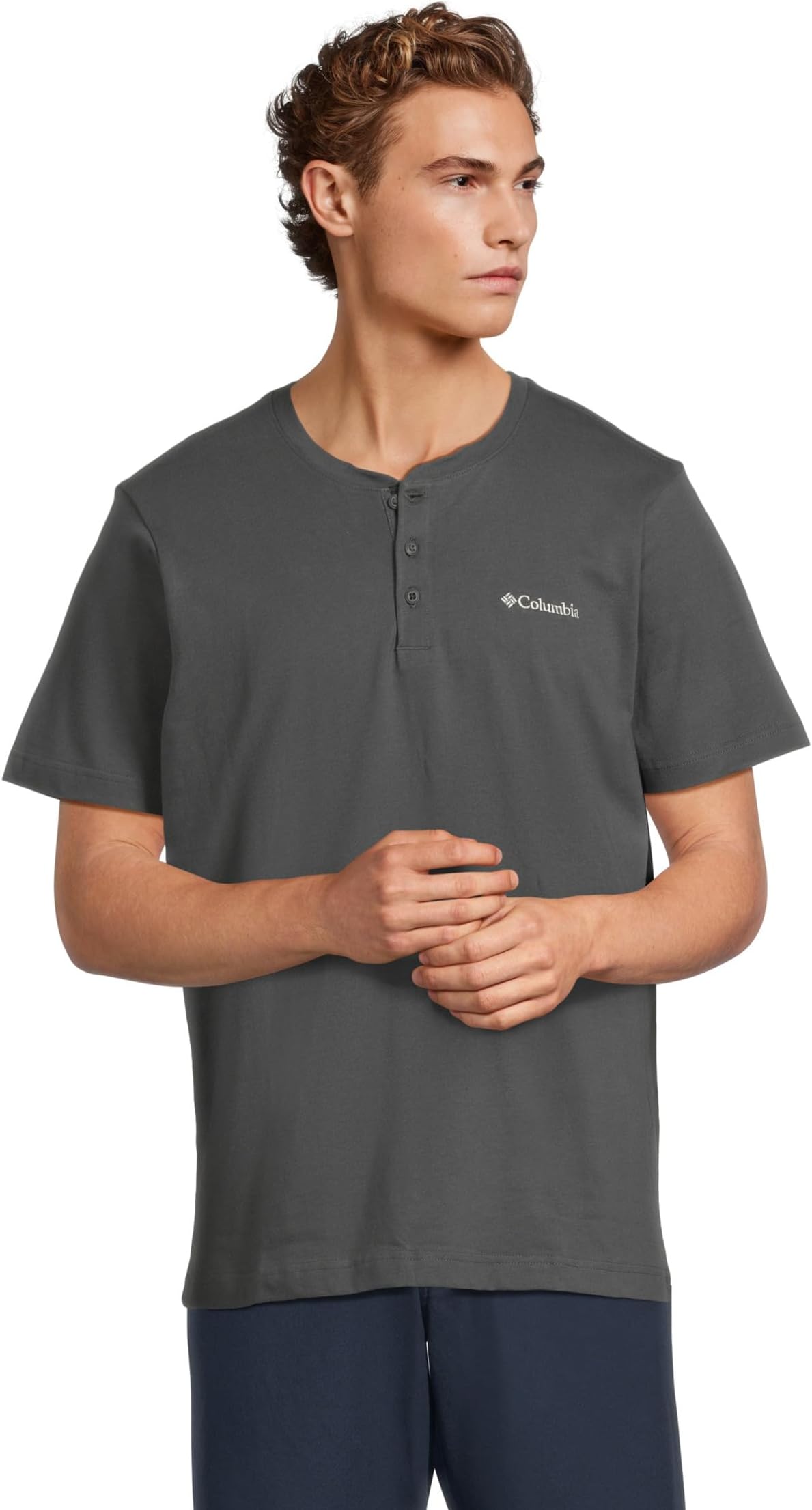 

Мужская кофта Landroamer Henley II с коротким рукавом Columbia, Shark