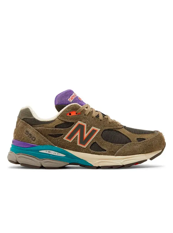 Кроссовки ycmc x 990v3 сделано в сша New Balance, зеленый — фото 3