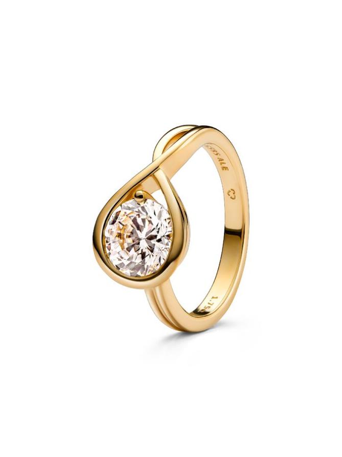 

Кольцо Pandora Infinite 14k Gold Lab-grown Diamond Ring, золото