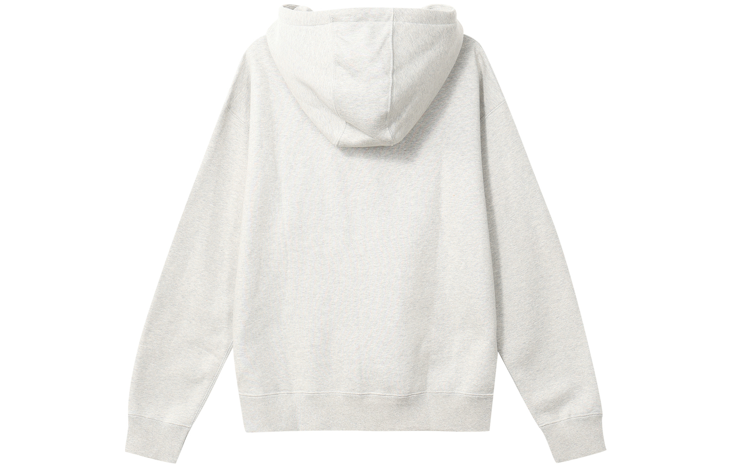 Флисовая толстовка с капюшоном Solo Swoosh Asia Sizing Nike, серо-белая — фото 3