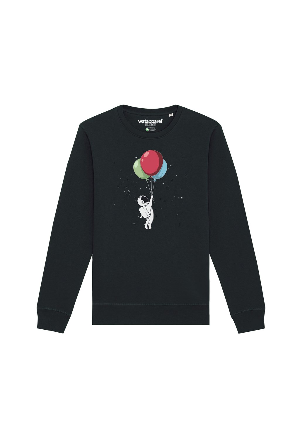 

Толстовка LITTLE BALLOON ASTRONAUT watapparel, черный