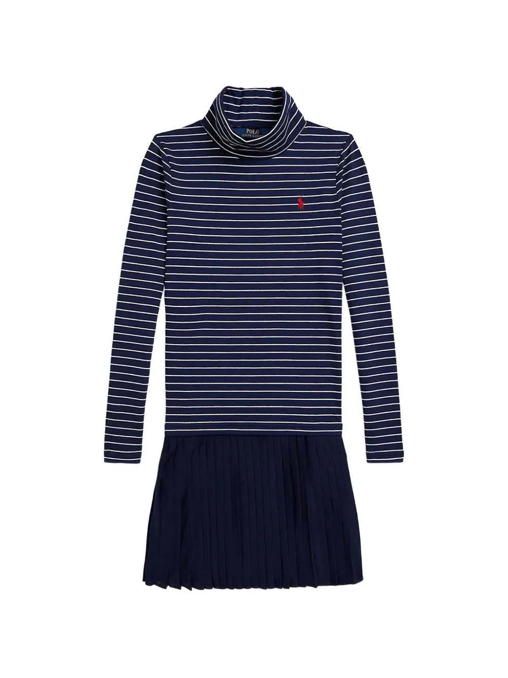 

Платье в полоску Polo Ralph Lauren Kids, синий