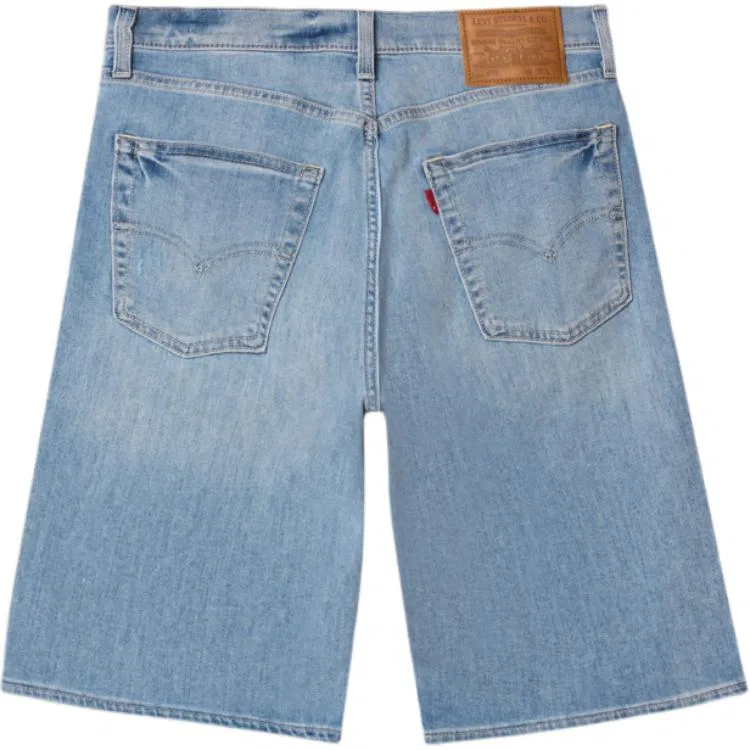 Шорты джинсовые Ice Cool Series мужские light blue тонкие Levis — фото 3