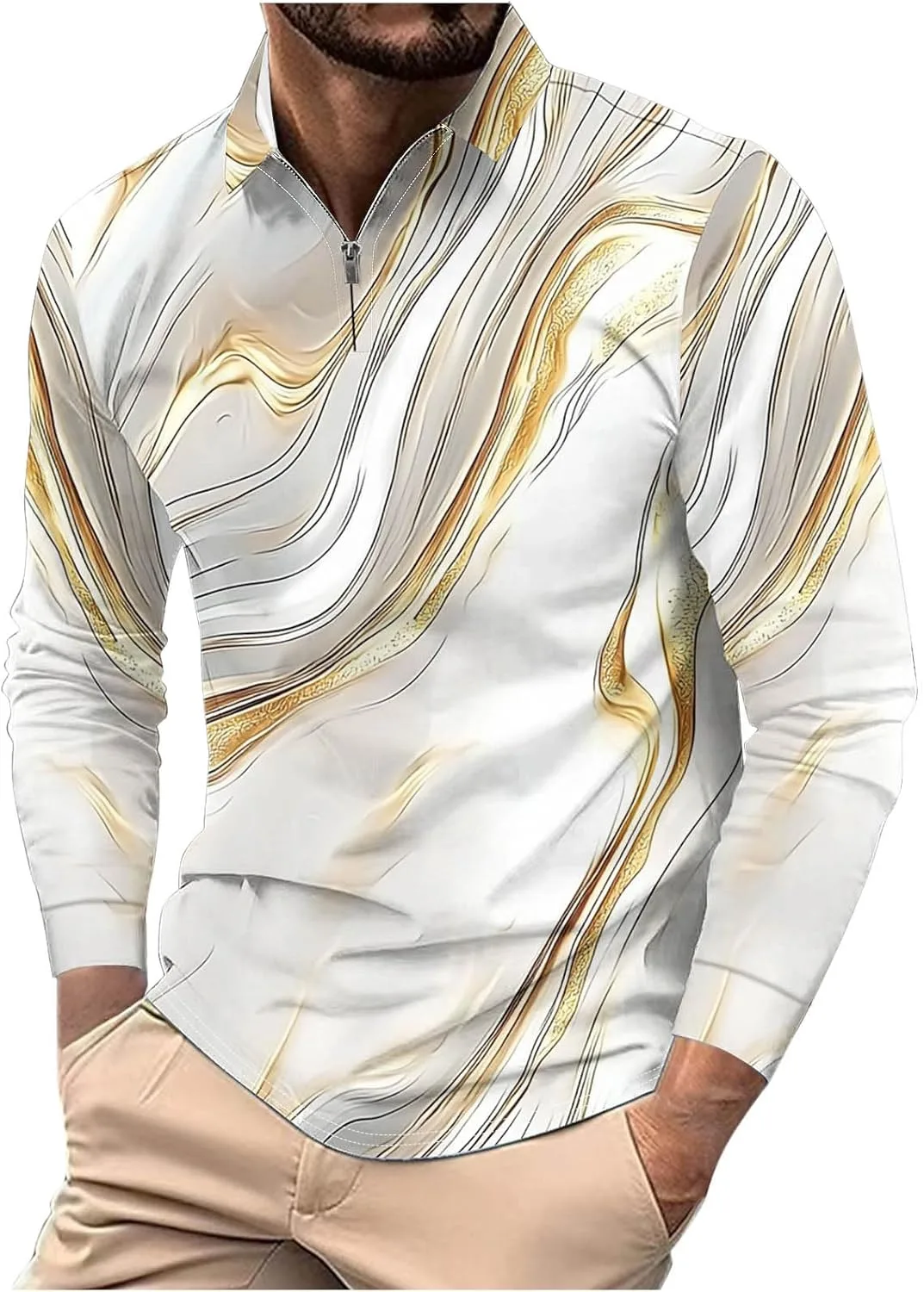 

Футболка Cambkatl с длинным рукавом и воротником-стойкой