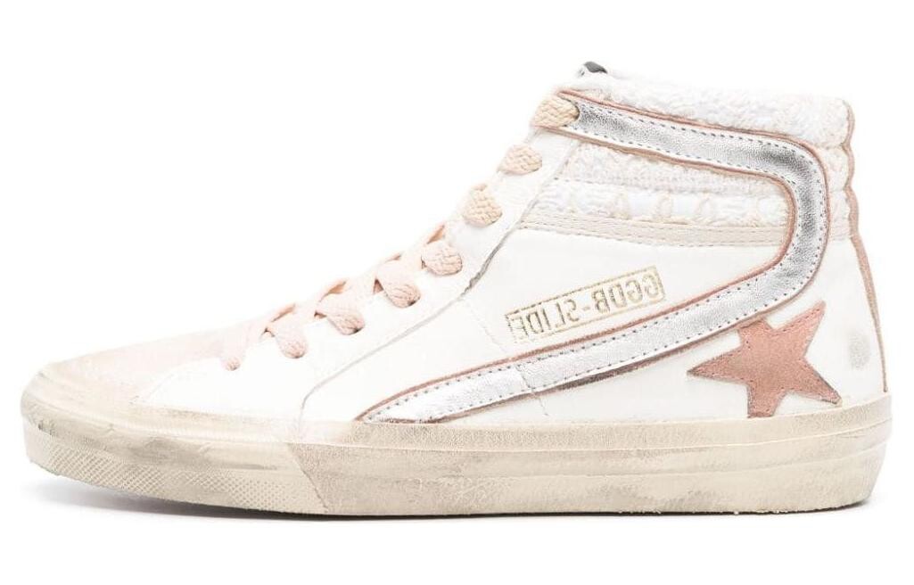 

Кроссовки Golden Goose Slide High-top, розовый