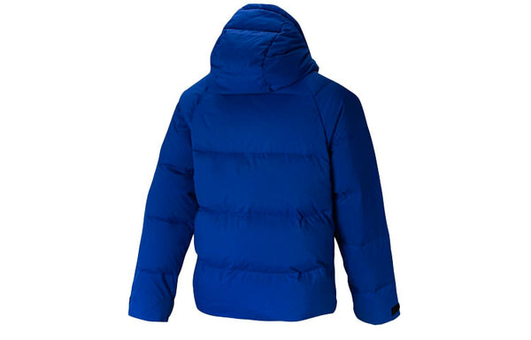 Пуховик adidas Full-length zipper Cardigan Sports Down Jacket Blue, синий — фото 2