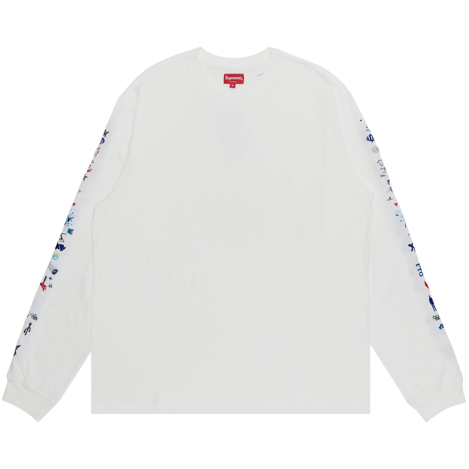 

Топ с длинными рукавами Supreme AOI Icons, цвет Белый