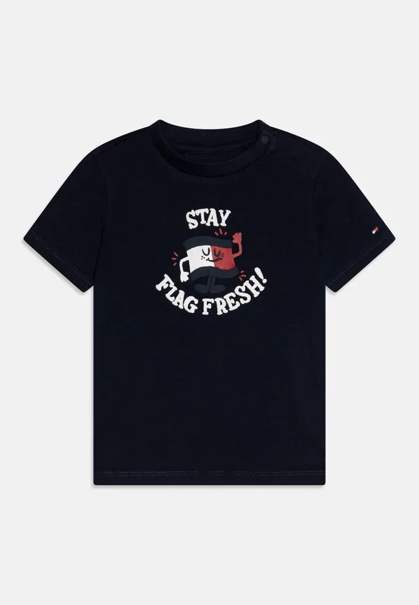 Футболка с графическим принтом, унисекс. Tommy Hilfiger, Dark Night Navy