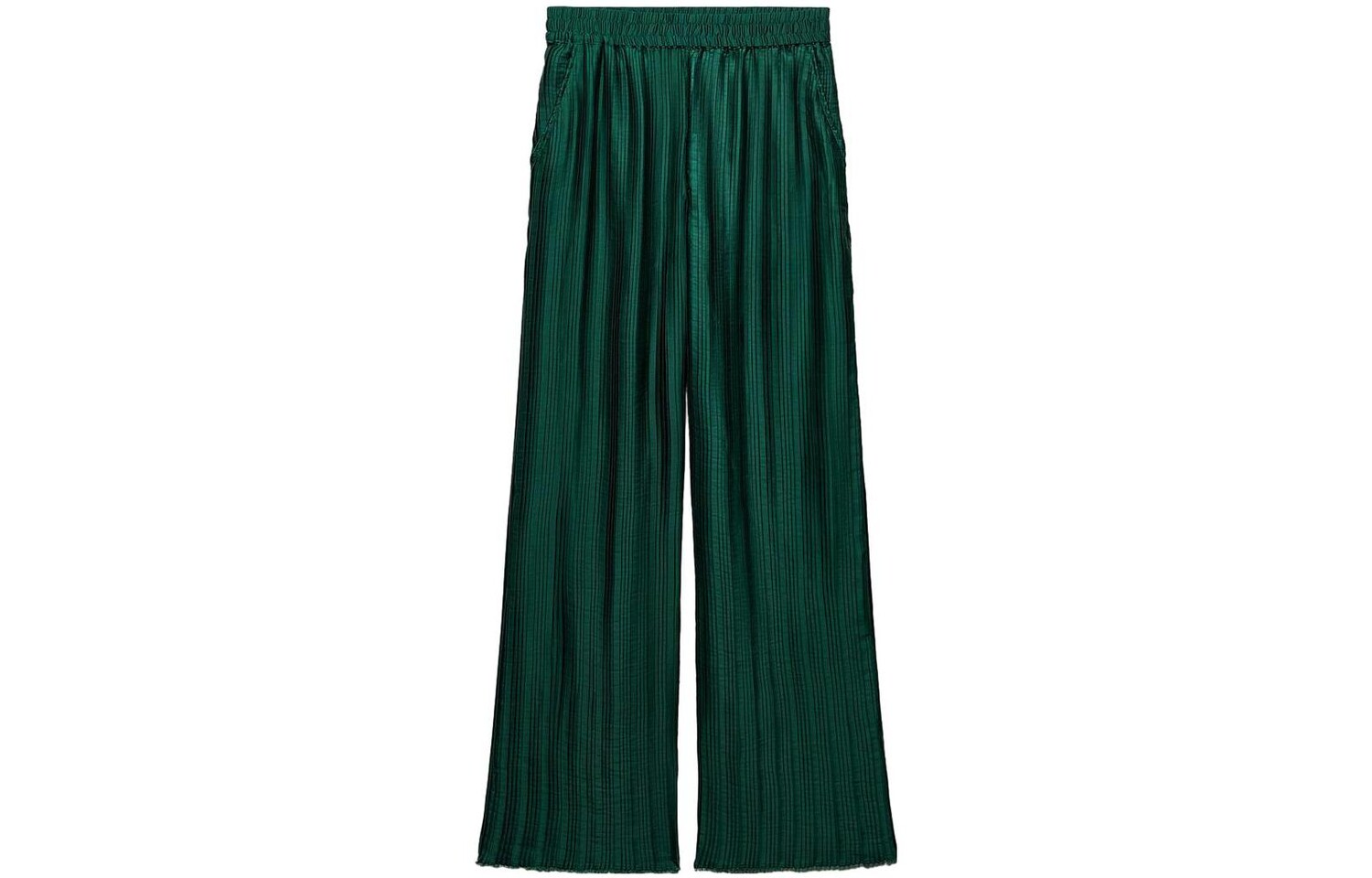 

Повседневные брюки женские зеленые Zara