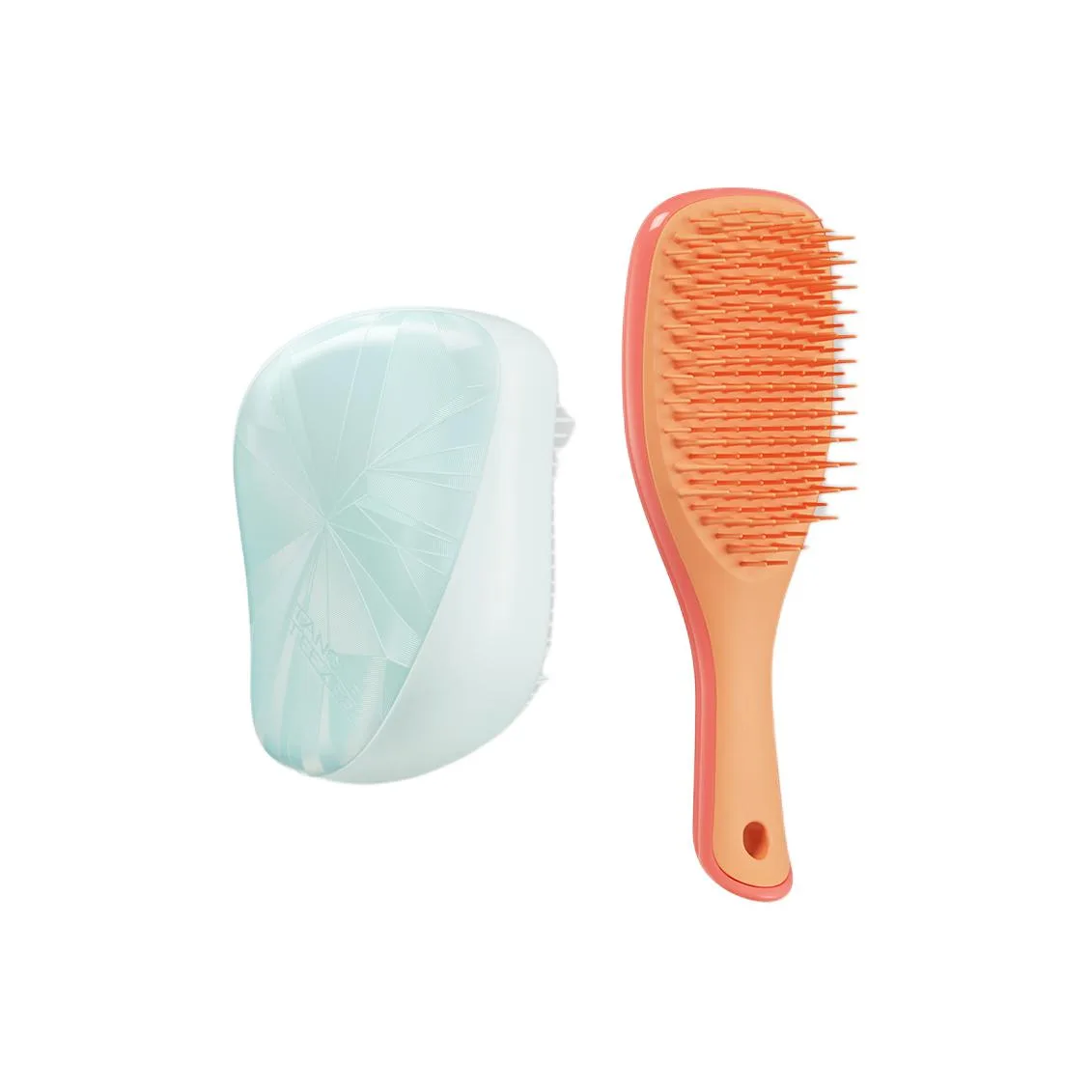 Портативная комбинированная расческа для придания объема Tangle Teezer, Strawberry Kiss+Mini Agile (Orange Blossom Pink) — фото 4