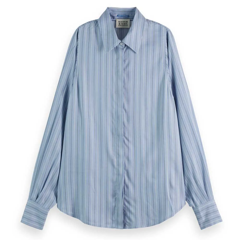 

Рубашка с длинным рукавом Scotch & Soda 177649, синий