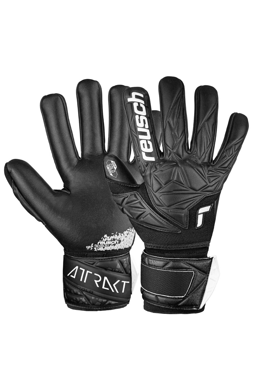 

Спортивные перчатки REUSCH Attrakt Gold NC Finger Support, черный/белый