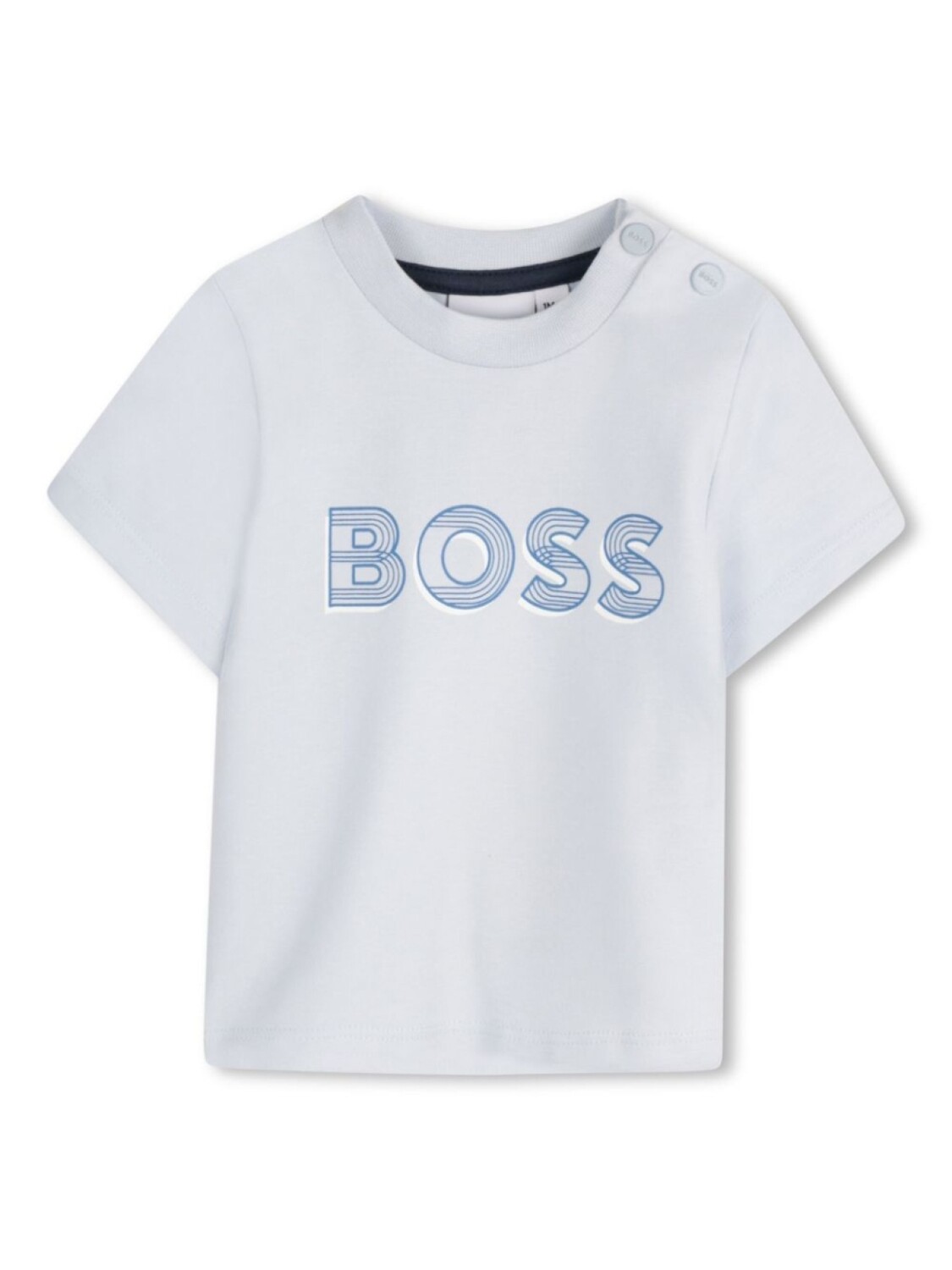 

BOSS Kidswear футболка с логотипом, синий