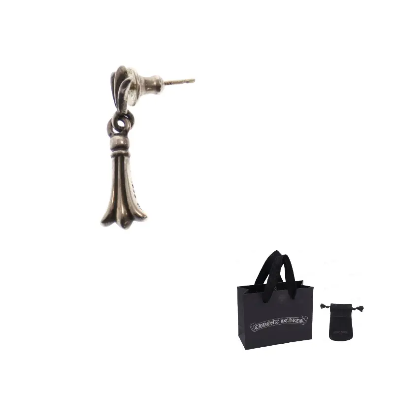 

Серьги из стерлингового серебра 925 пробы мужские silver Chrome Hearts, серебряный