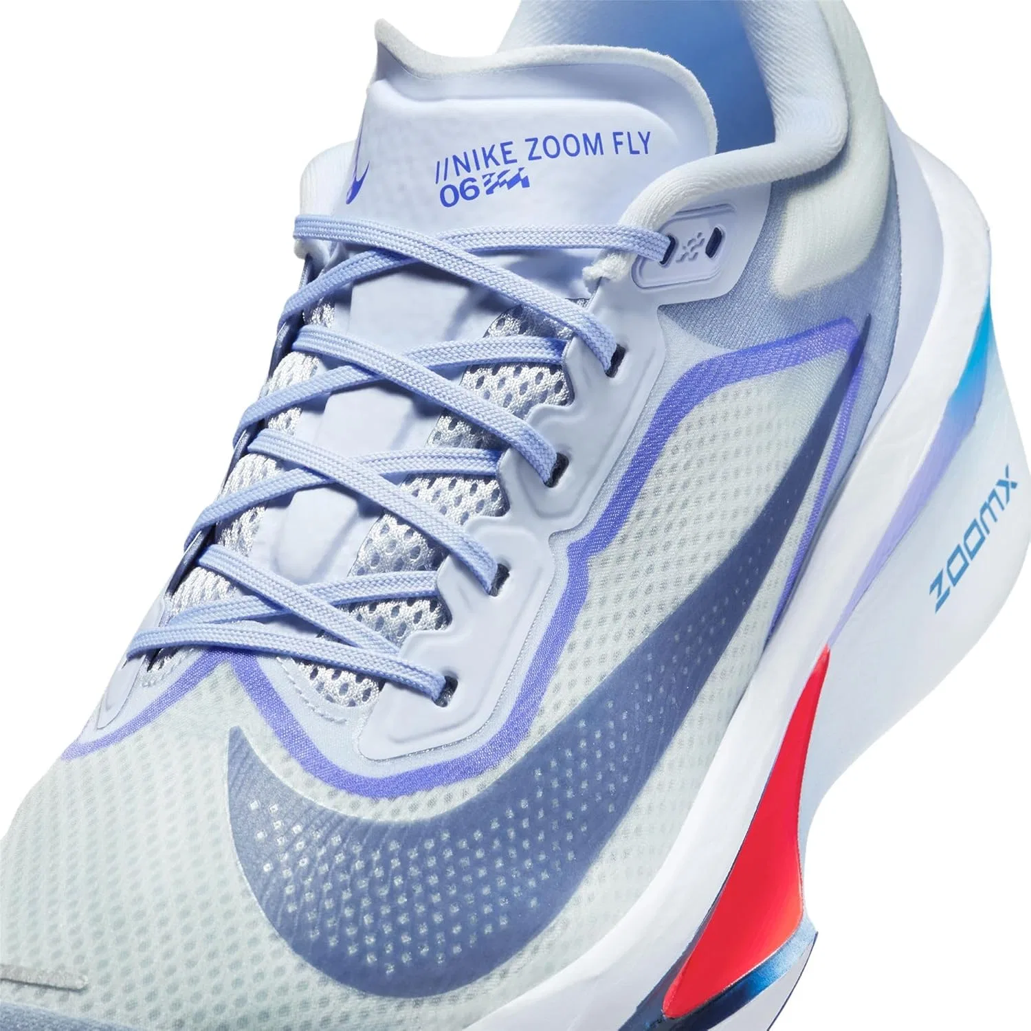 Мужские беговые кроссовки Nike Zoom Fly 6 FN8454, Ghostbluevoid Football Grey Blue Light — фото 2