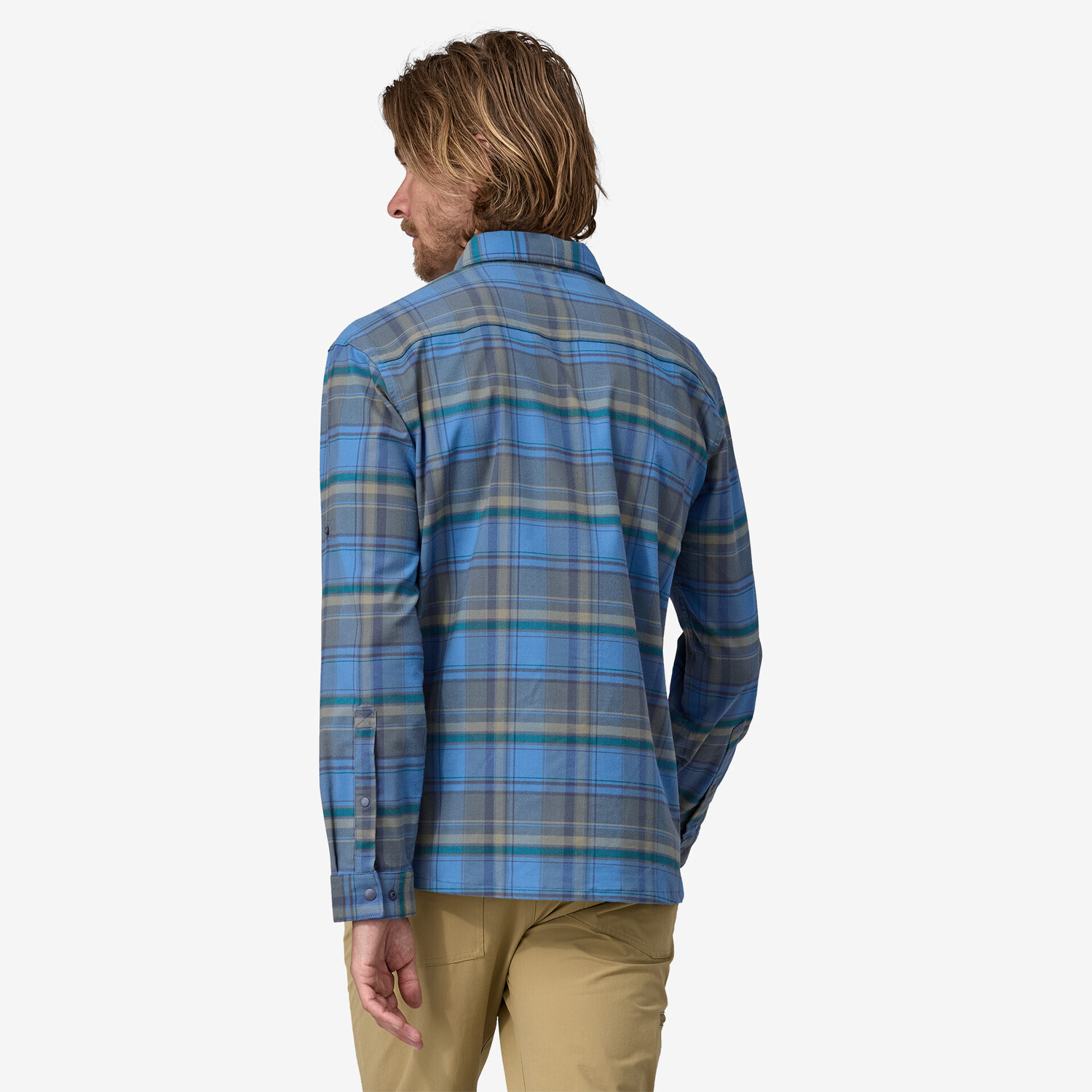 Мужская эластичная рубашка с ранней посадкой Patagonia, цвет Classic Tan — фото 3