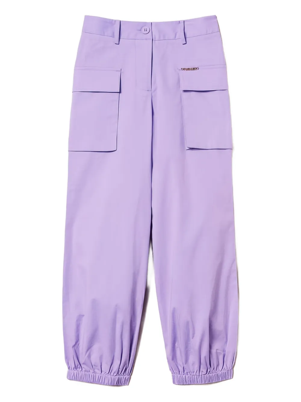 

Брюки с логотипом TWINSET Kids, фиолетовый