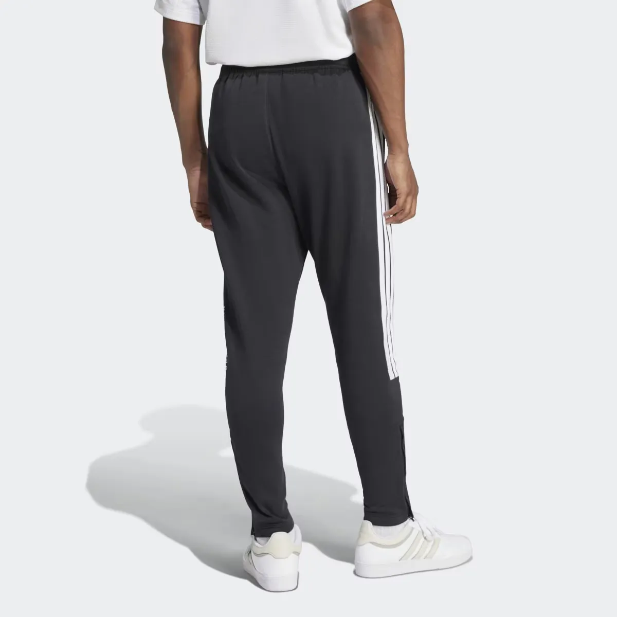 Мужской дом Tiro Флисовые брюки Adidas, чёрный — фото 2