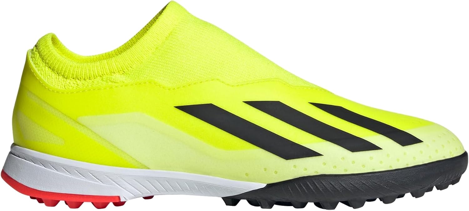 Кроссовки adidas для детей и подростков X Crazyfast League без шнурков для игры на искусственном газоне, белый — фото 2