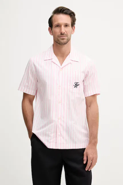 Рубашка хлопковая SUMMER Tommy Hilfiger, розовый