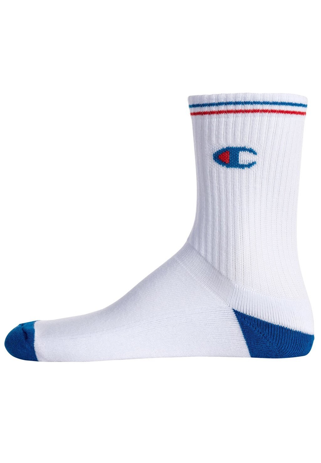 

CREW, LOGO, STREIFEN Unisex, 6 Paar Champion, Носки weiß