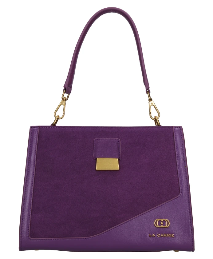 

Неправильная средняя сумка через плечо La Carrie, фиолетовый