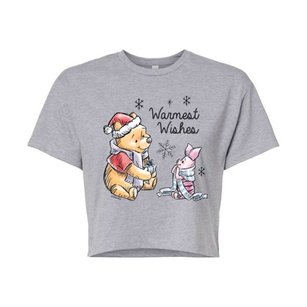 

Футболка женская Winnie the Pooh "Самые тёплые пожелания" Disney, серый