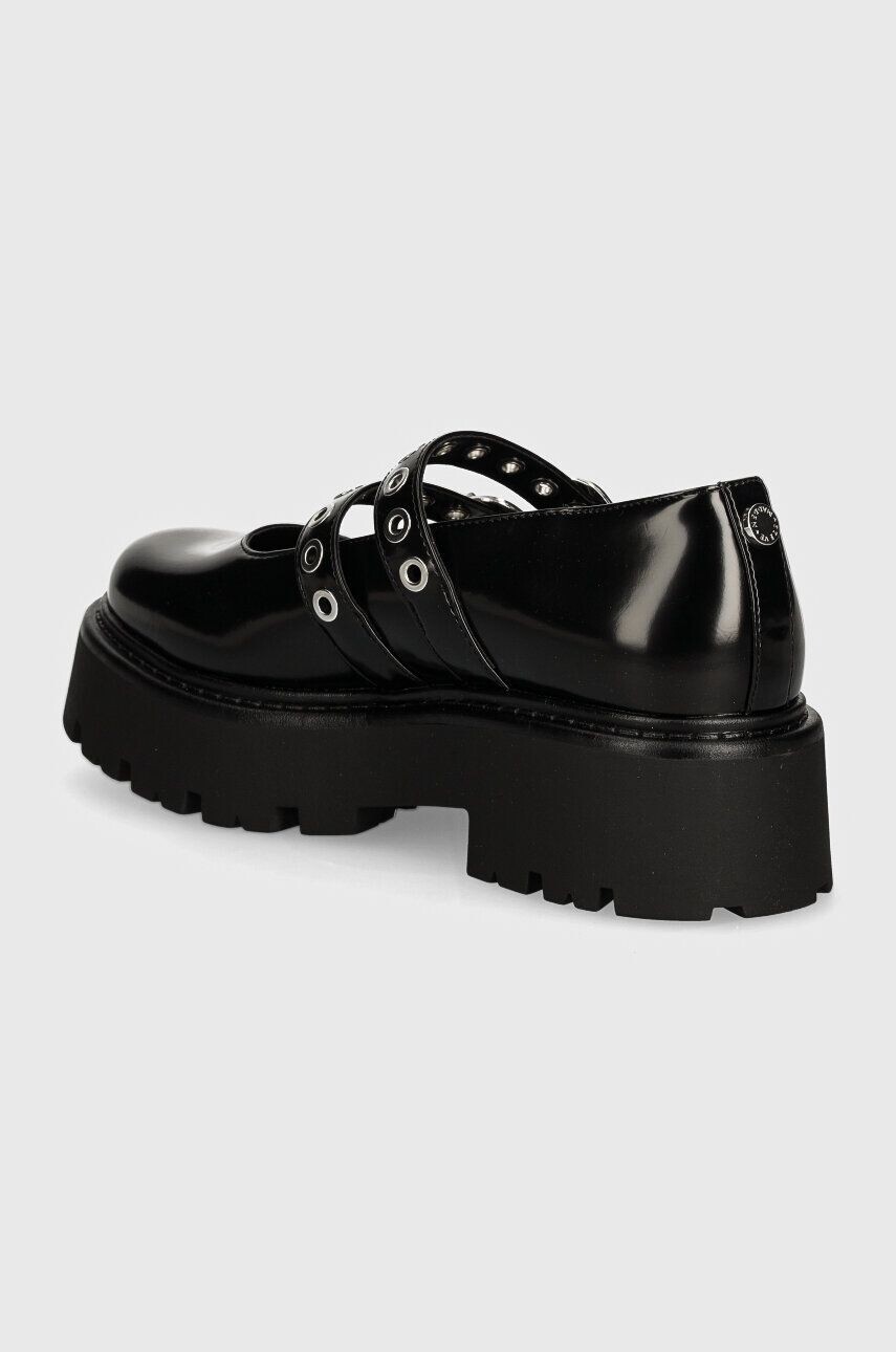Кожаные туфли Steve Madden Overt, черный — фото 4