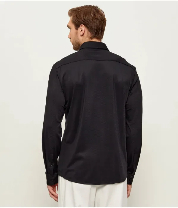 Рубашка P-ROAN-KF-261 slim fit Boss, черный — фото 4