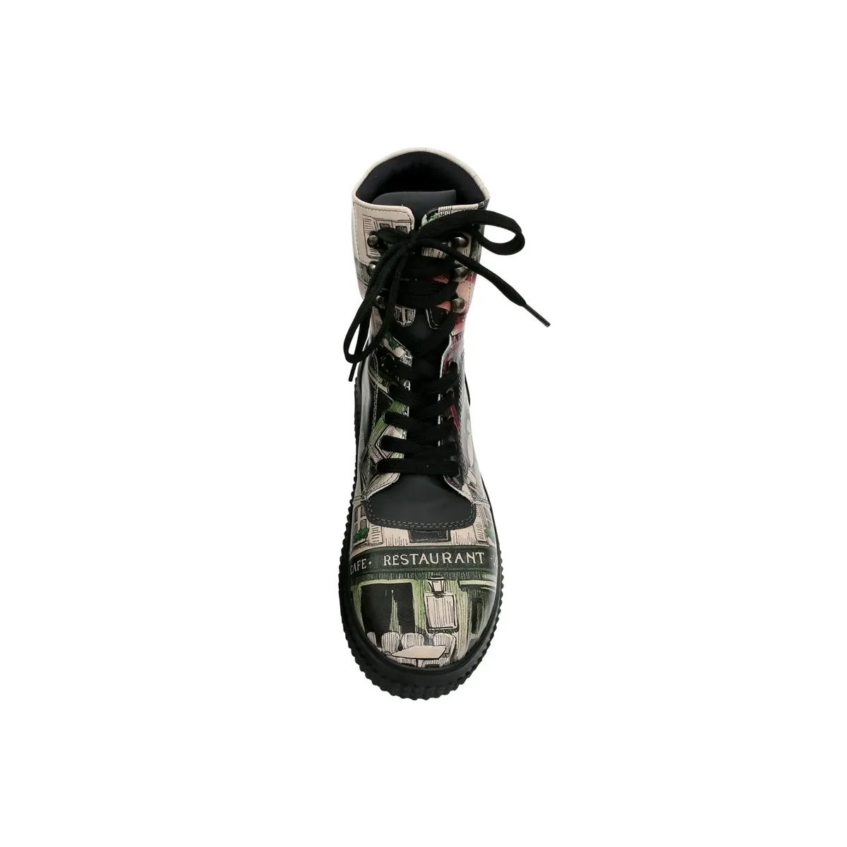 Ботинки на шнуровке DOGO "Women's Future Boots Mon Cher 36 Women's Future Boots Vegan Da", Vegan, красный — фото 4