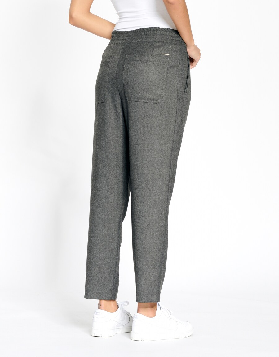 

Свободные брюки со складками спереди Gang 94Ava, антрацит