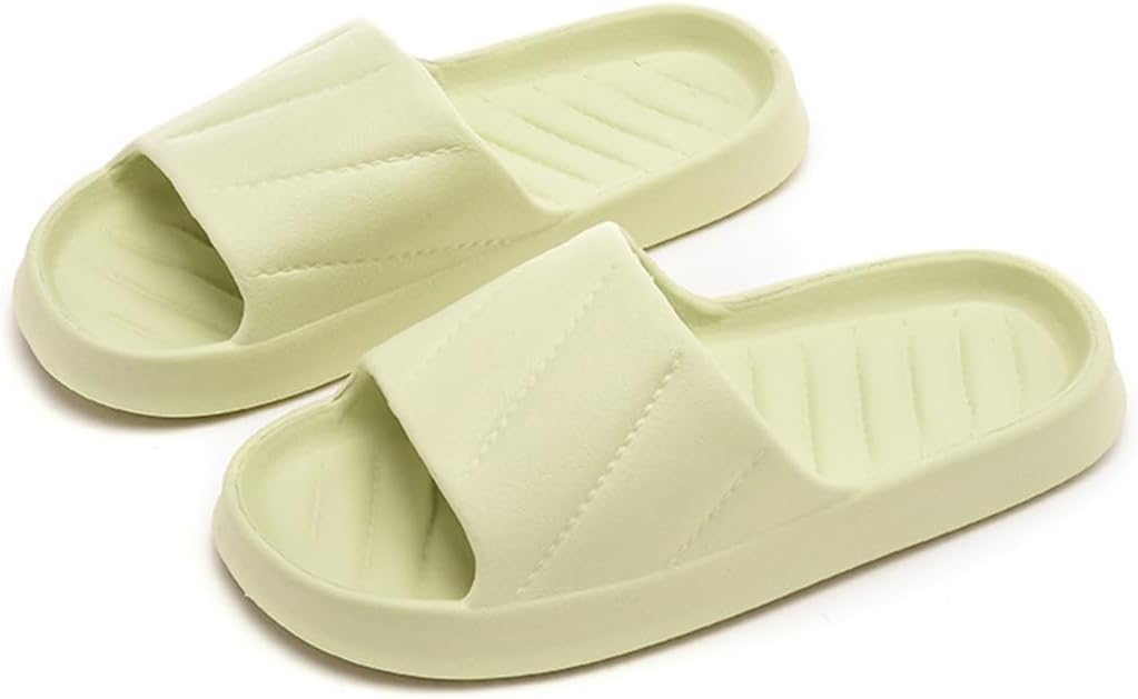 

Унисекс шлепанцы Rojeam с противоскользящей подошвой, быстро сохнущие, для душа, дома, ванной, сада и бассейна, зеленый