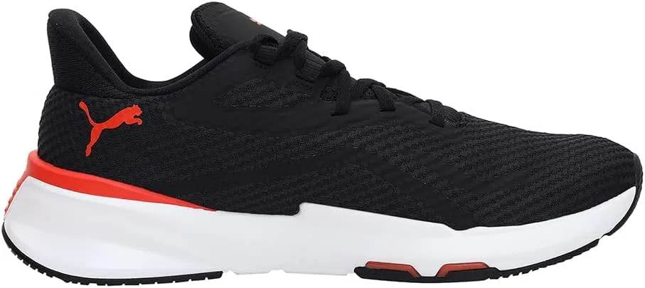 Гимнастические кроссовки PUMA Men's Pwrframe Tr, Puma Black Cherry Tomato — фото 2