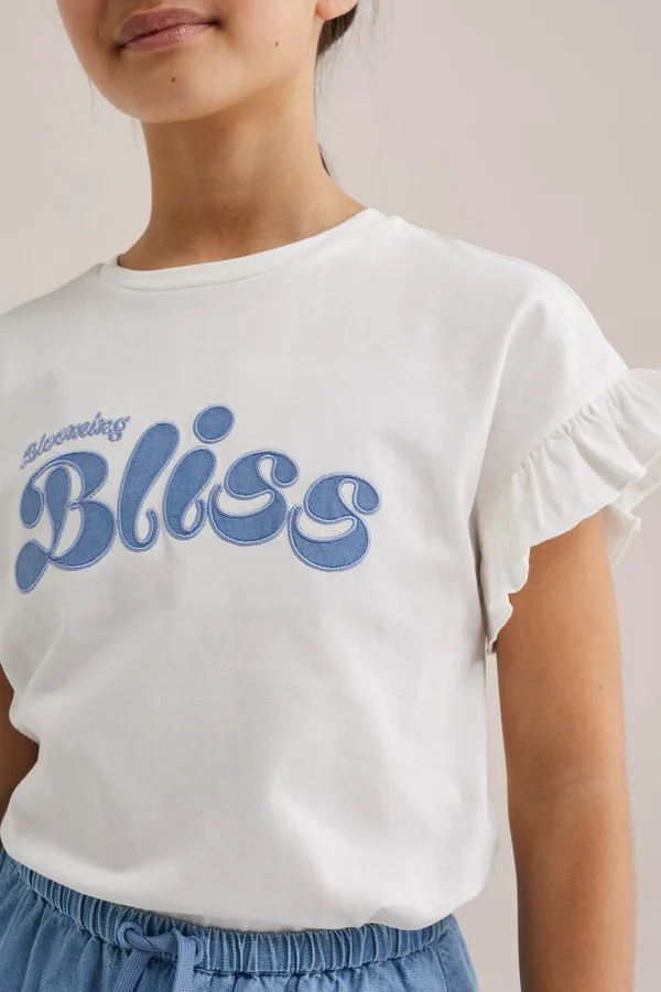Футболка с принтом We Fashion, Blue — фото 2