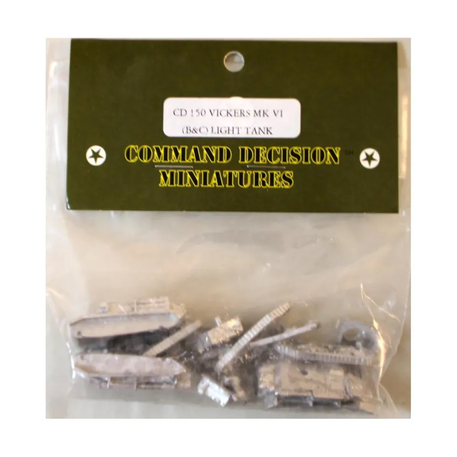 

Викерс Мк IV, WWII Command Decision Miniatures - UK - Tanks (15mm) (Old Glory)