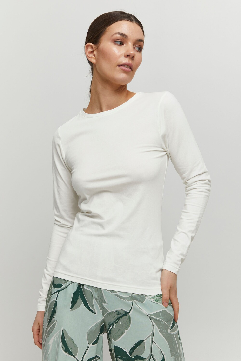 

Толстовка b.young BYPAMILA LS TSHIRT 20807594, натуральный