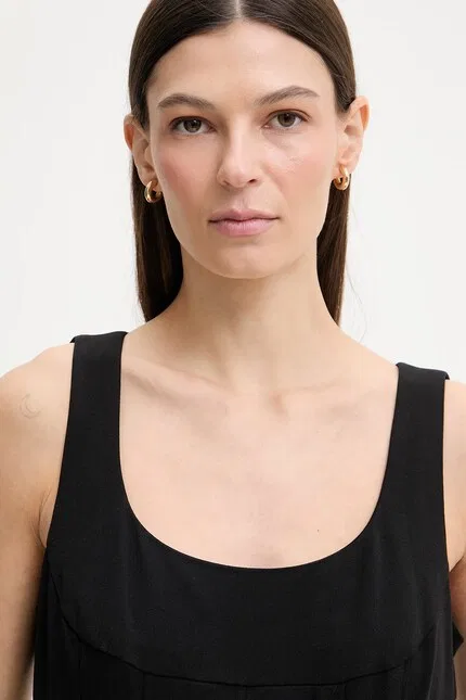 Комбинезон женский классический Calvin Klein, черный — фото 4