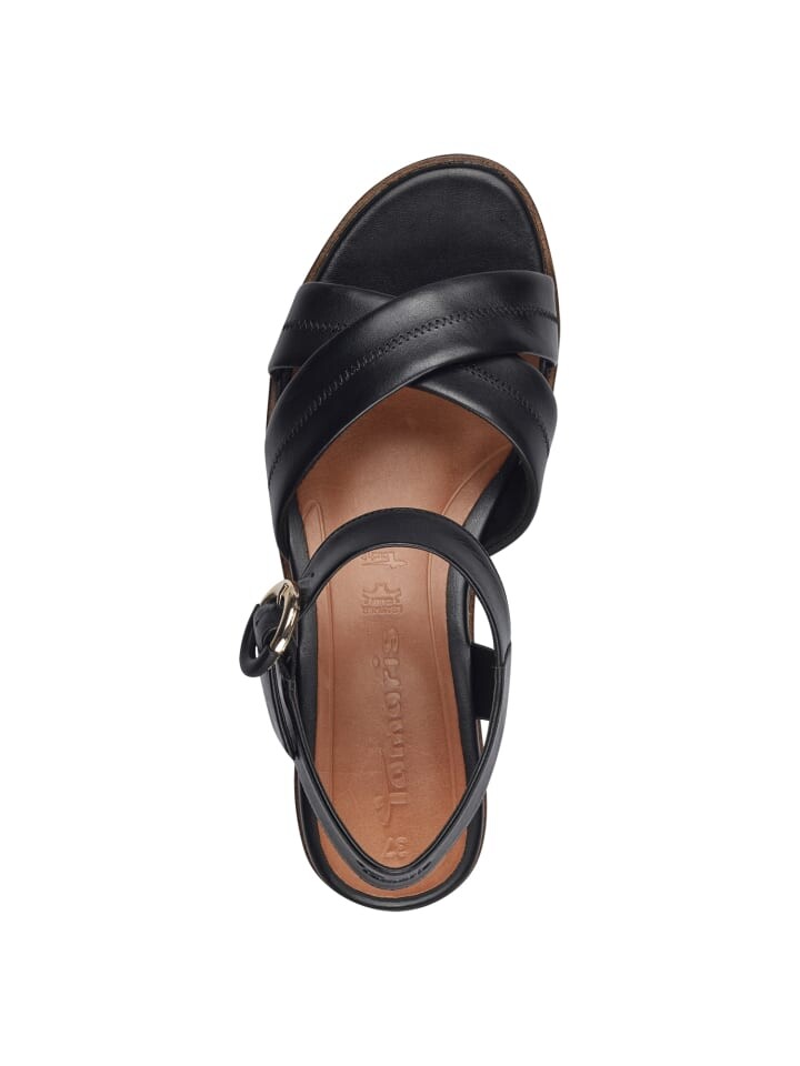 Сандалии на плоской подошве Tamaris Sandalette, цвет black leather — фото 2