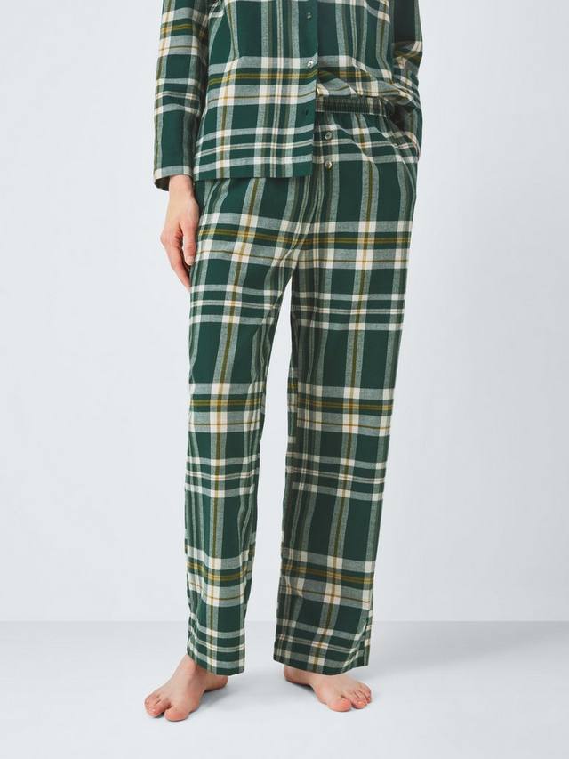 

Брюки для пижамы из вельветового хлопка John Lewis, Green