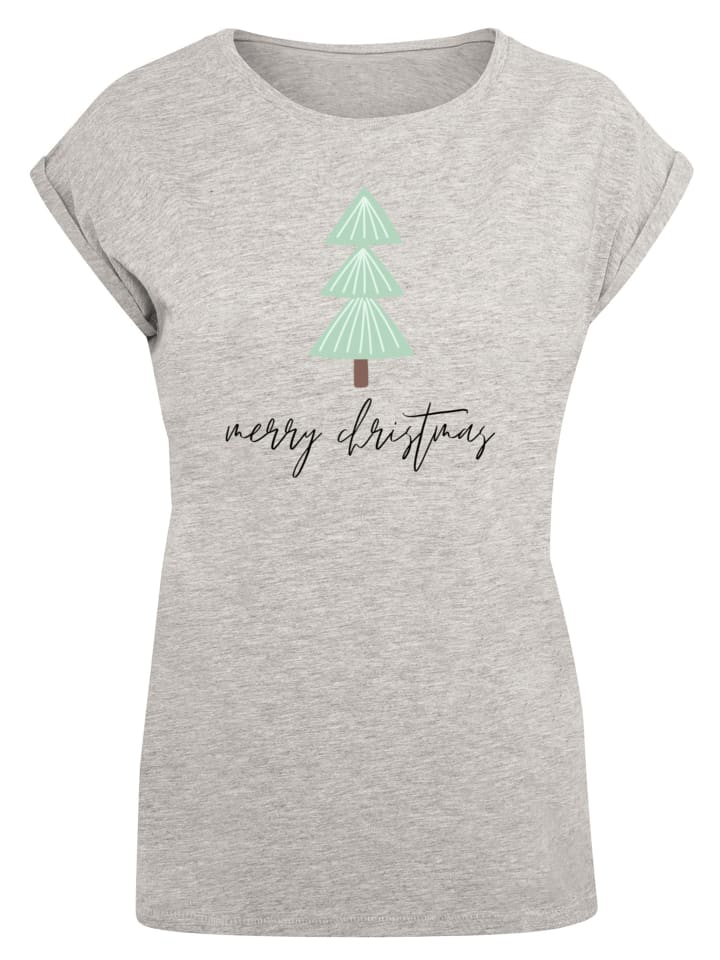

F4NT4STIC Футболка «Счастливого Рождества» серого меланжевого цвета, Серый, F4NT4STIC Футболка «Счастливого Рождества» серого меланжевого цвета