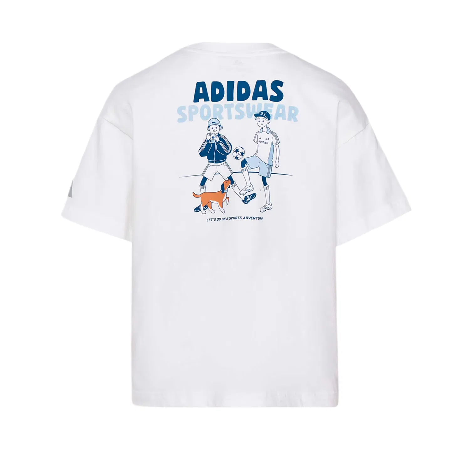 Спортивная футболка Sportswear для детей Adidas, White — фото 3